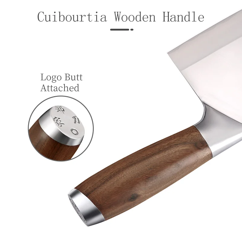 DENGJIA Handmade Vegetable Cleaver High-end Cuibourtia SPP Handle VG10 Stainless Kitchen Knives | Дом и сад