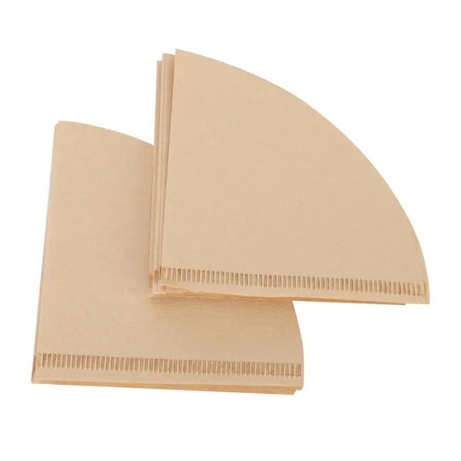 40 шт. одноразовый для кофе в форме конуса фильтровальная бумага с деревянными