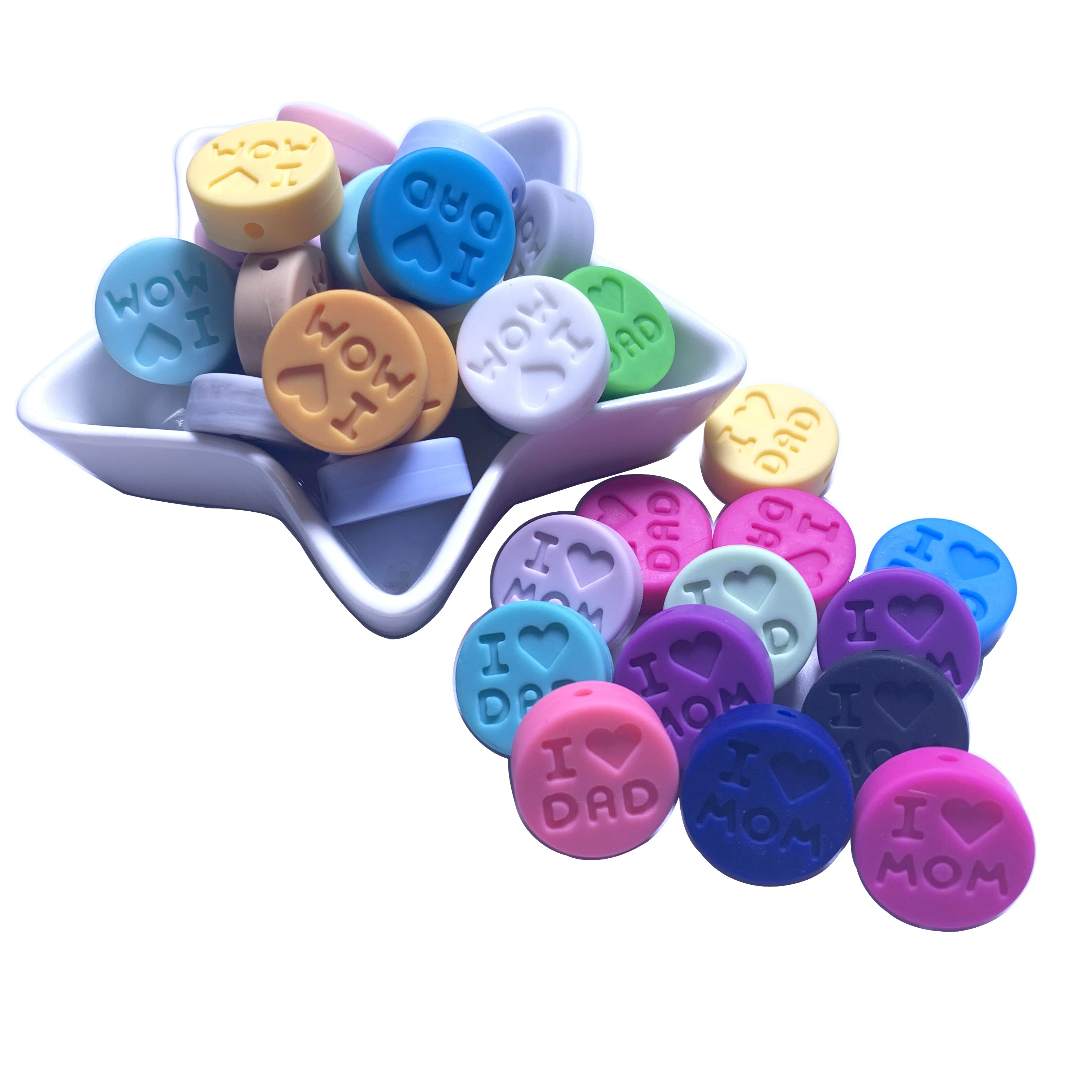 10 шт. силиконовые бусины для детского прорезывателя зубов|Бусины| |