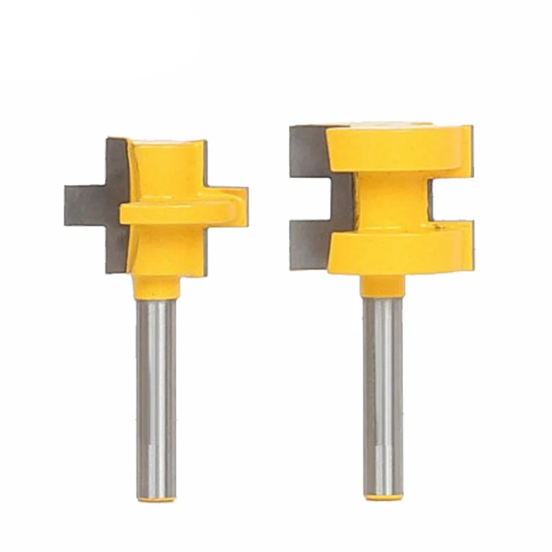 

3 Teeth Joint Assemble Router Bits Tongue T-Shaped Tenon Knife Square Tooth Tenon Knife for Wood Woodwork Cutting Tools