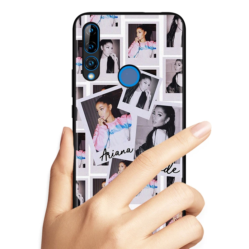 Black Soft TPU Cover Beauty Music Girl for Honor 9X 9 Lite 8S 8C 8X 8A 8 2019 2020 7A 7S 7C Pro Phone Case