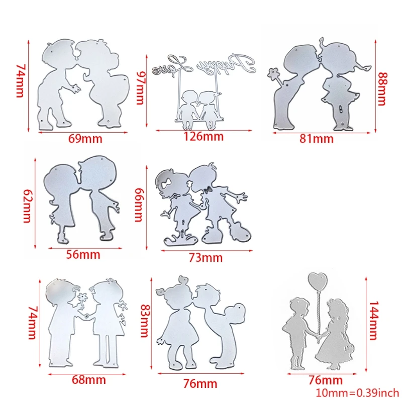 

DIY Love Valentine's Day Cutting Dies Embossing Stencil Template for Scrapbooking Embossing Paper Card making