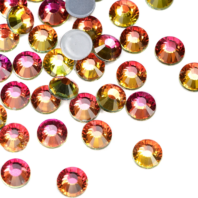 2028 высокое качество красное вулканическое стекло горячая фиксация горный