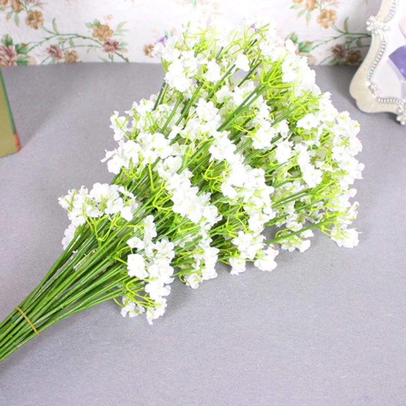 Свадебное украшение Gypsophila естественный свежий цветочный букет для детей дома |