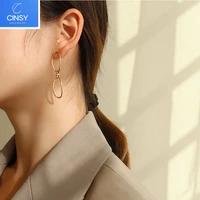 cinsy womens jewelry earrings 2021 trend dangle earnings bead statement vintage piercing jewellery gold earrings for women