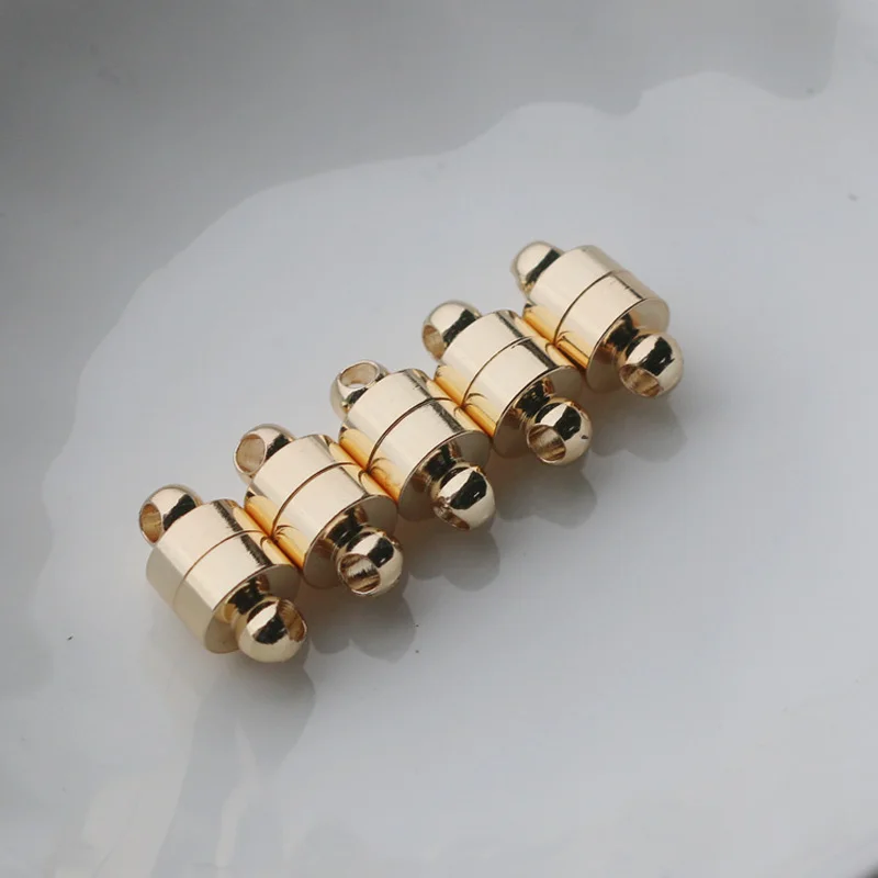 5 пар магнитные застежки для ювелирных изделий 6 мм|Ювелирная фурнитура и