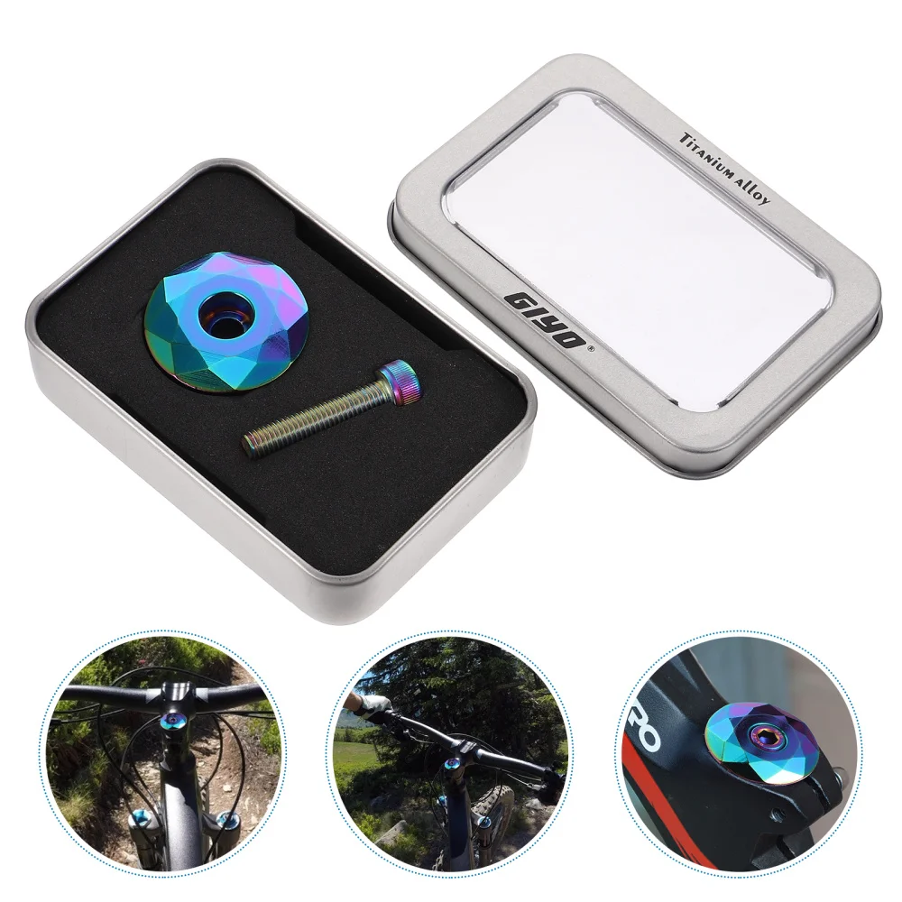 

1 Set Professional Bike Headset Cap Practical Bike Front Fork Cap