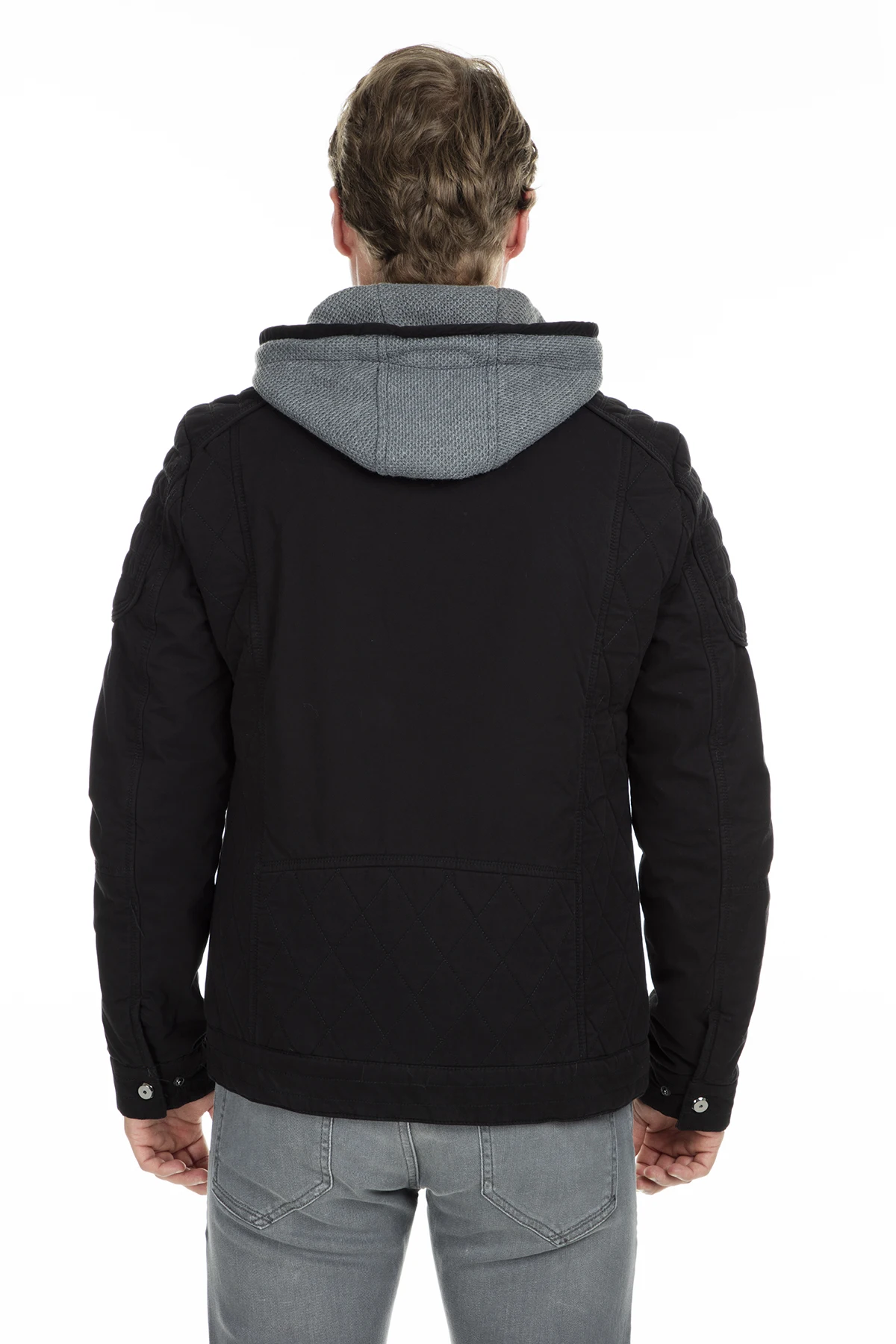 Мужское пальто с капюшоном Pique|Мужские пуховики| |