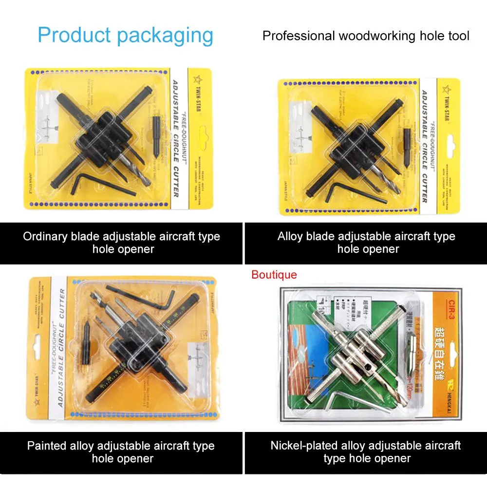 Регулируемые сверла из металлического сплава стали дерева кольцевая пила резак