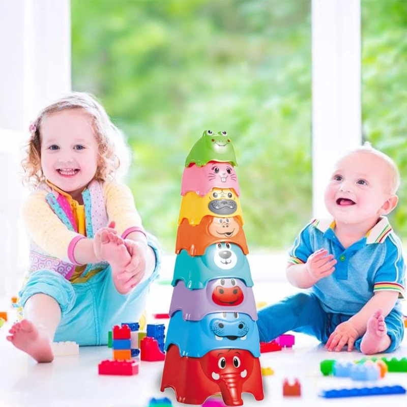 

Обучающие игрушки, штабелируемые детские игрушки, пирамида, штабелеукладчик, пирамиды для раннего детства