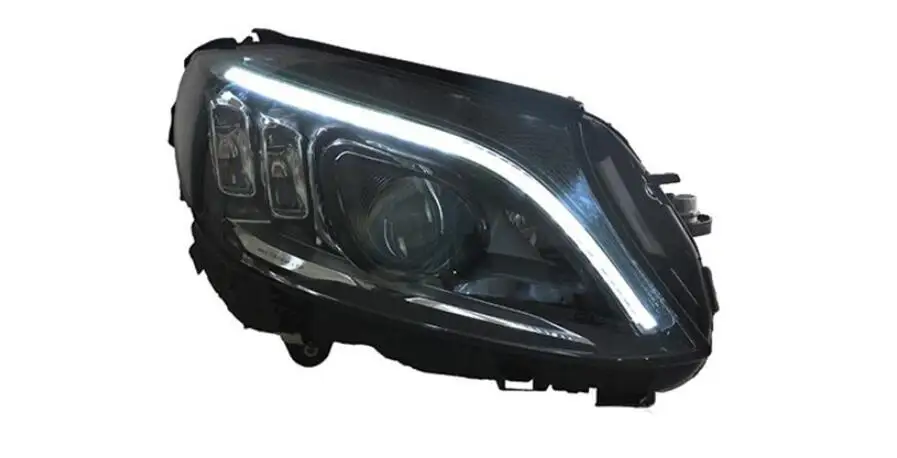 Автомобильный бампер фары W205 C Класс C180 C200 C260 C300 фасветильник 2015 ~ 2018y светодиодный