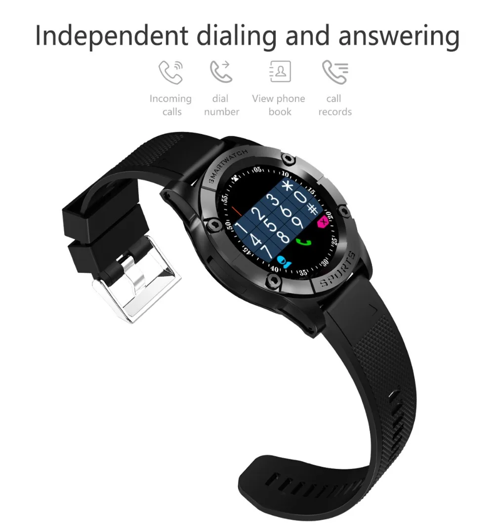 Смарт-часы SW98 мужские с поддержкой SIM-карты шагомером камерой и Bluetooth |