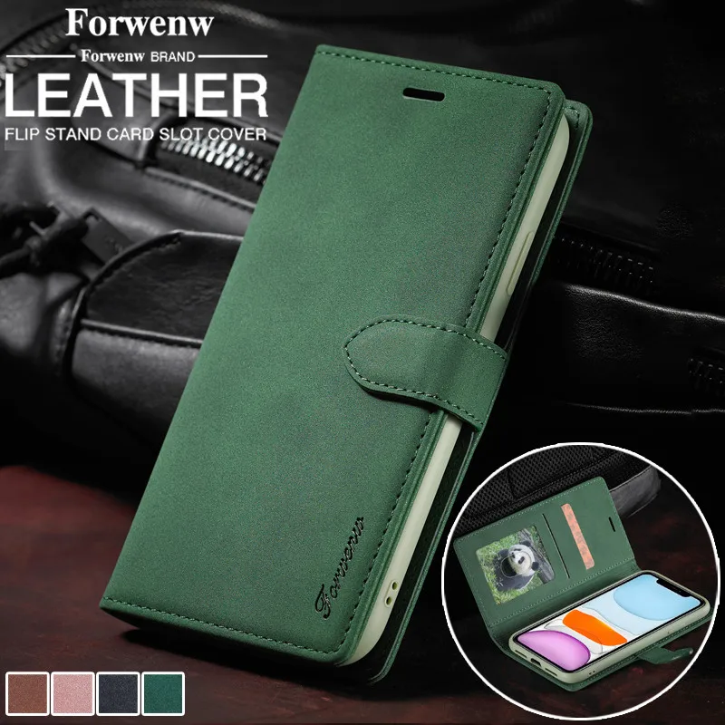 

Luxury Flip Leather Case For iPhone 12 11 Pro X XR XS Max Mini SE 2020 8 7 6 6S Plus PU Leather Wallet Card Cover Coque Hoesje