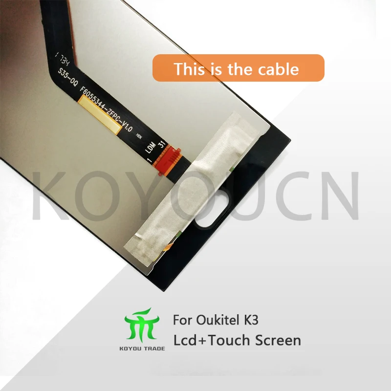 Для Oukitel K3 ЖК дисплей + кодирующий преобразователь сенсорного экрана в сборе 100%
