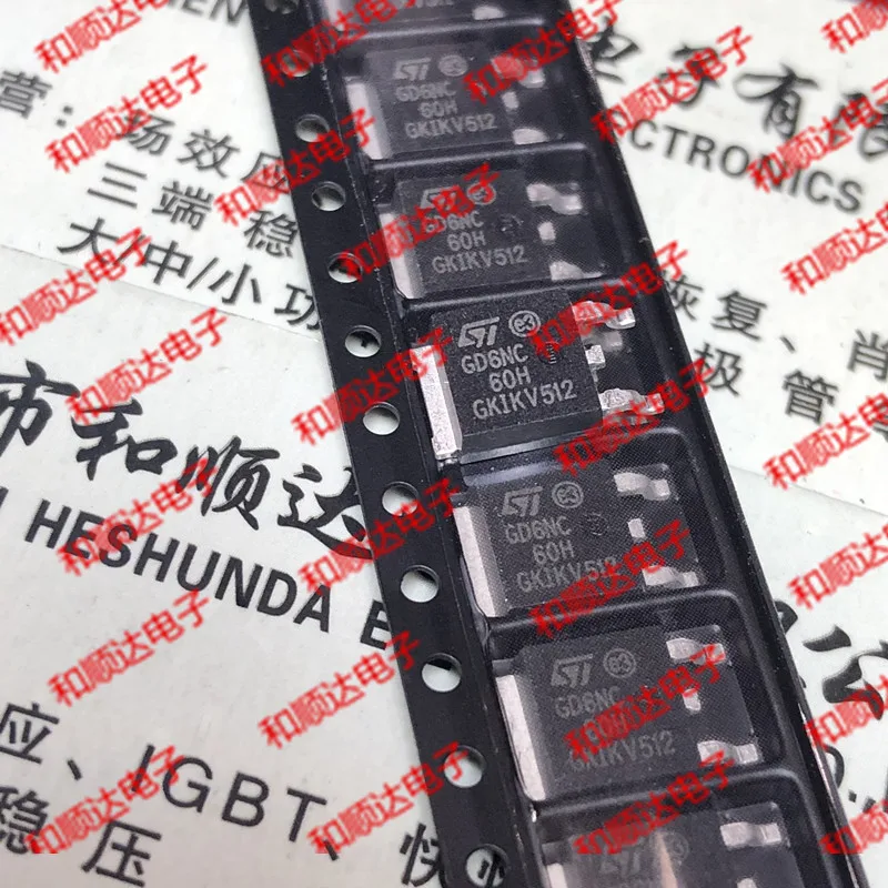 

10 шт./лот GD6NC60H STGD6NC60H новый запас TO-252 600V 7A