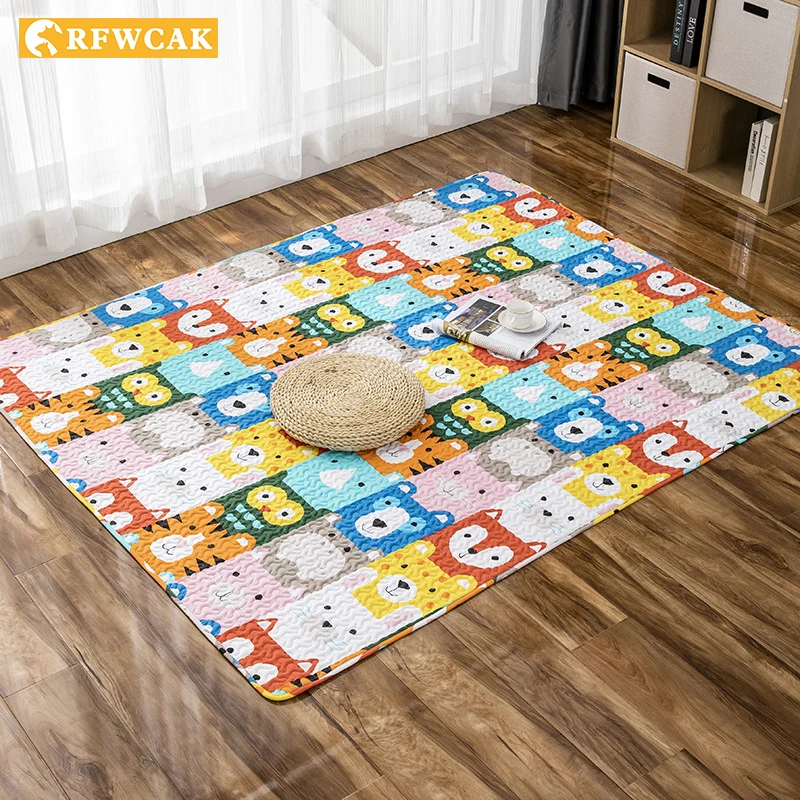 

Modern Simple Skinfriendly And Comfortable Baby Crawling Mat Cute Cartoon Foldable Machine Washable Soft And Safe Bedroom Carpet