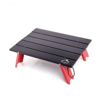 camping mini portable foldable table for outdoor picnic barbecue tours tableware ultra light folding computer bed desk