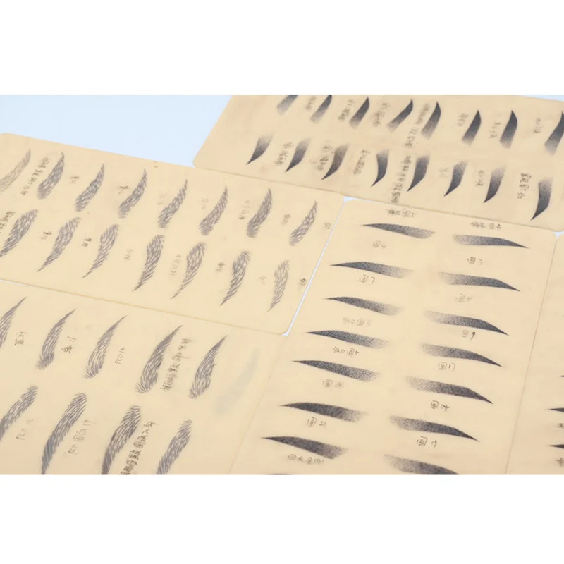 Полуперманентный макияж бровей чернила губы глаз линия татуировки цвет