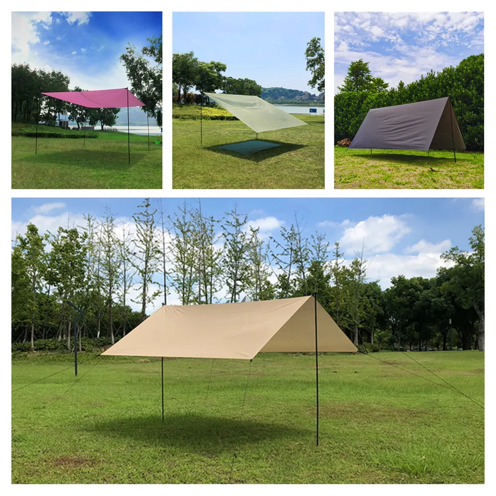 

Tent Rods Outdoor Camping Tent Equipment Canopy Tarp Poles Canopy Support Rods Iron Canopy Awning Frame Camping Tent Accessories