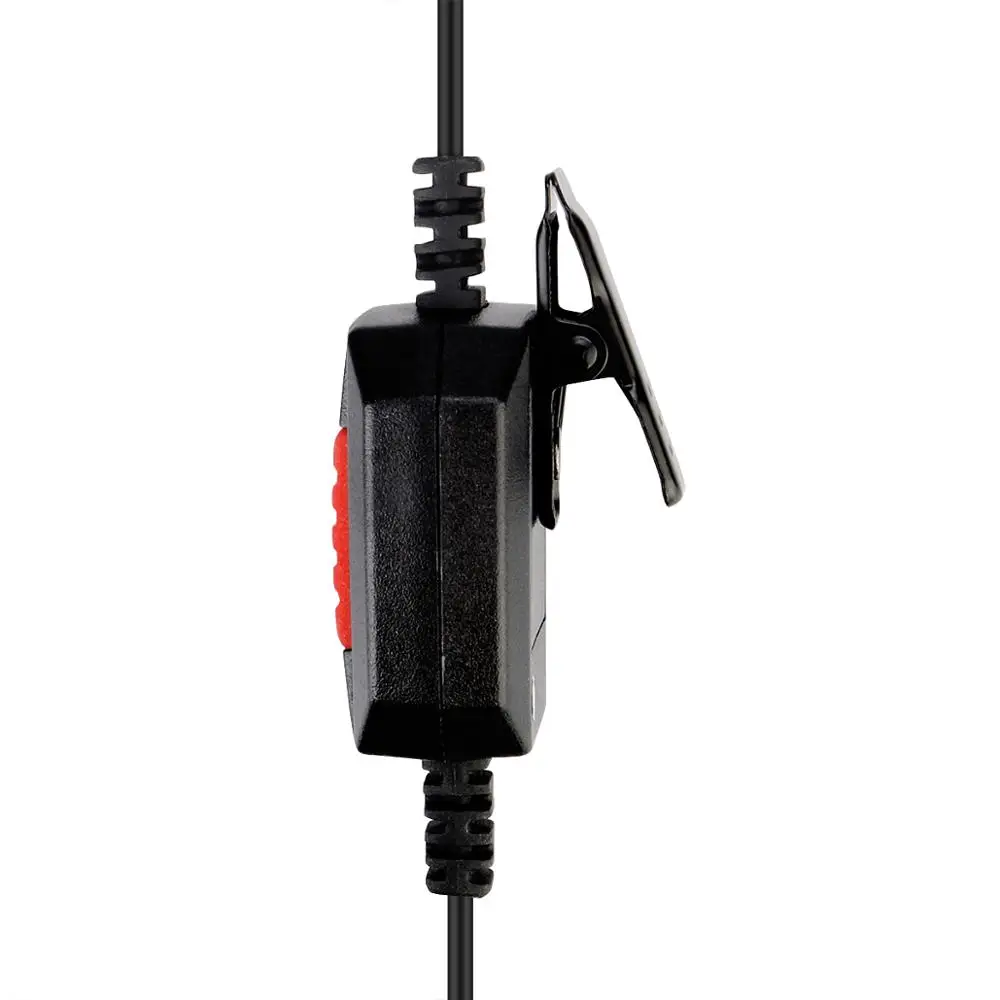 10pcs Retevis EA110M 6Pin Stylus PTT Mic Earpiece Covert Air Tube  And IP66 Waterproof Headset With GP328plus Connector C9086A