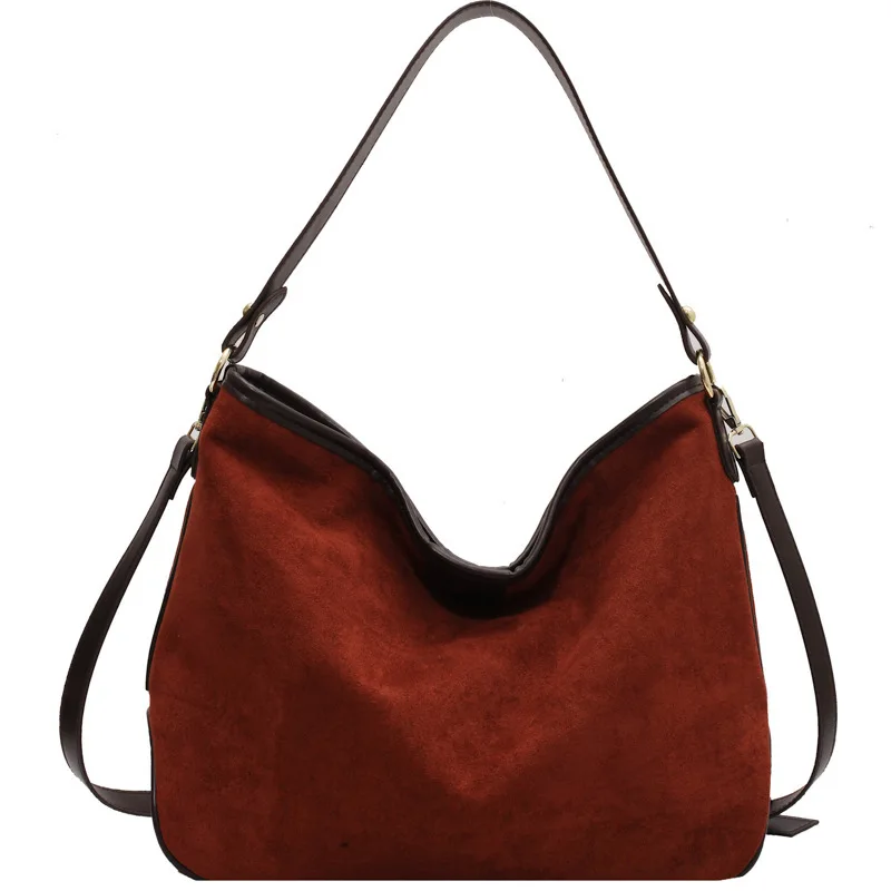 

Women's Bag Plain Commuting Frosted Tote Large Single Shoulder Bag New Women's Bag