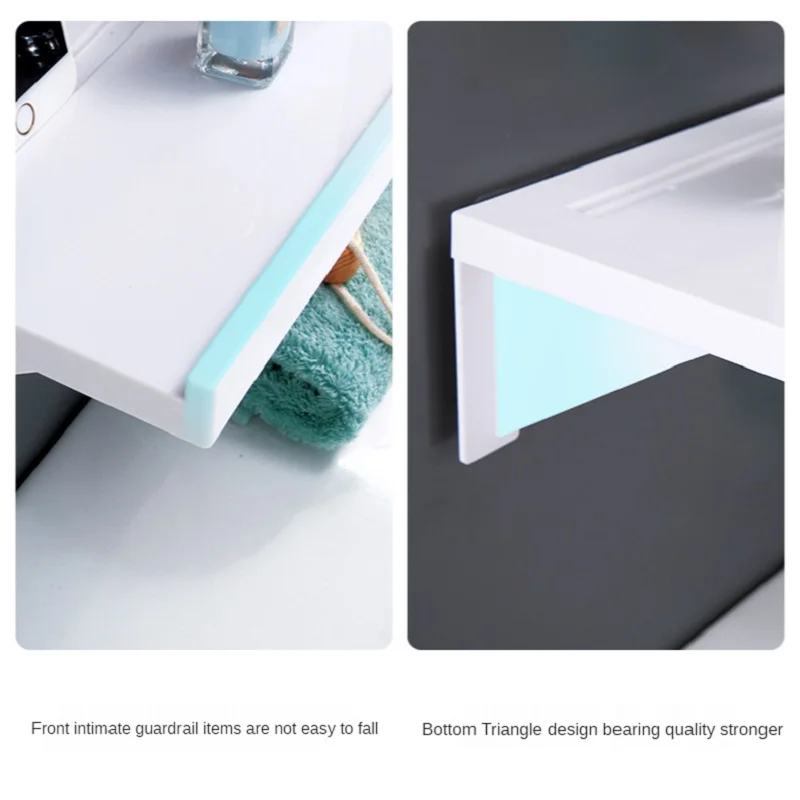 bathroom shelves wall mounted perforated free shower storage kitchen cabinet storage bathroom shelves bathroom accessories free global shipping