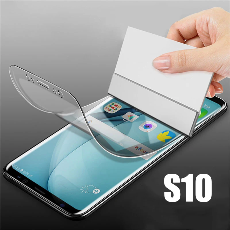 For Samsung Galaxy S20 FE S21 Ultra plus 5G screen Protector Film on samsung note 20 9 8 Soft Hydraulic film | Мобильные телефоны и