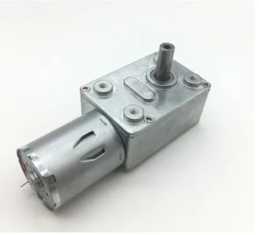 JGY370 DC6V/12V24V 2RPM to 150 RPM High Torque Speed Reducer Metal Worm Gear Box Motors Reversible Low Speed Worm Gear Motor