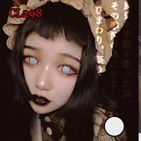 halloweeen contacts lenses eye makeup animation cosplay mesh devel eyewearlentille de couleur yeux