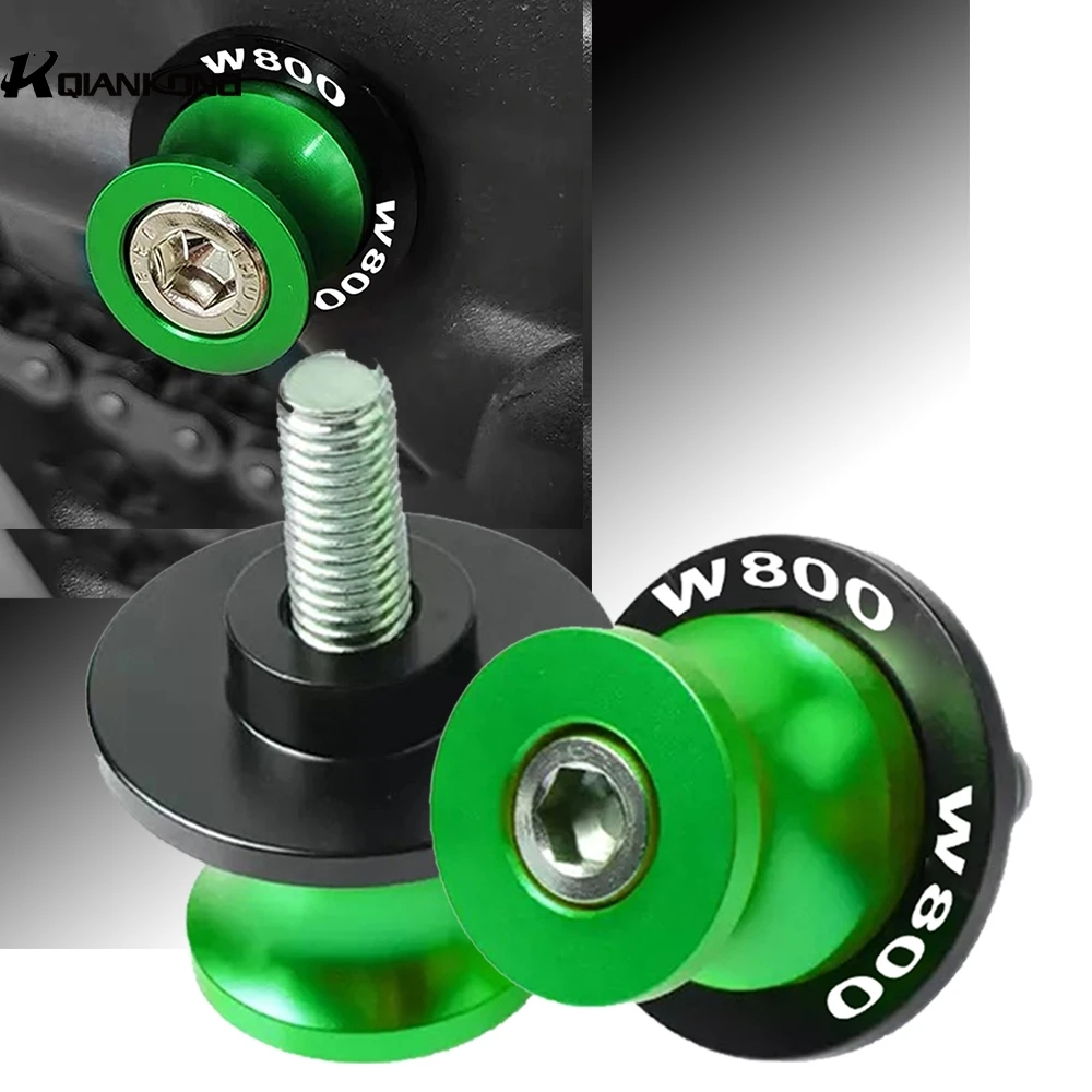 

8-10MM Swingarm Spool Slider Stand Screws Motorcycle Accessories For Kawasaki W800 2012-2019 2018 2017 2016 2015 2014 2013 2011