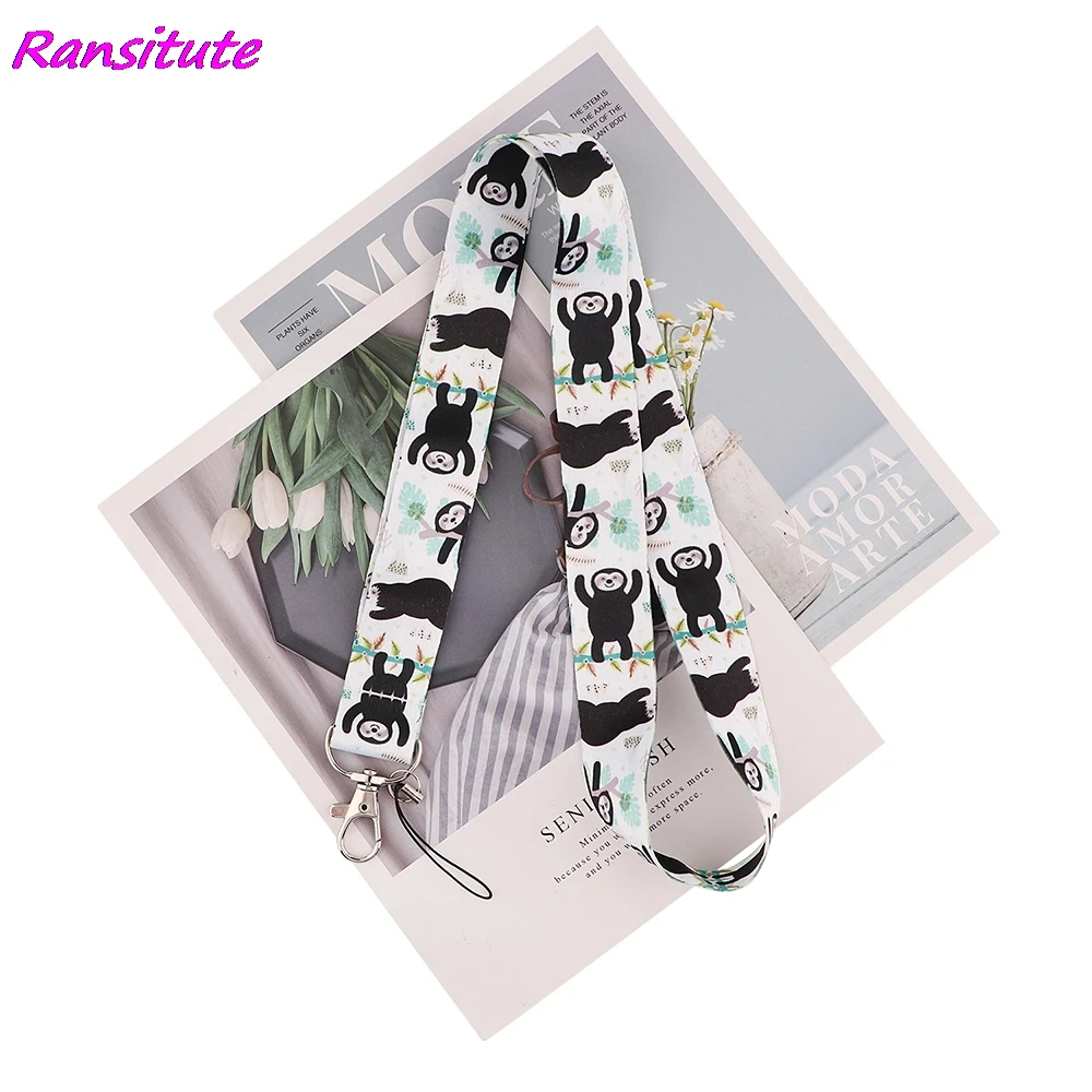 Ransitute R2117 животных шейный ремешок для ключей ID карты ТРЕНАЖЕРНЫЙ зал телефон