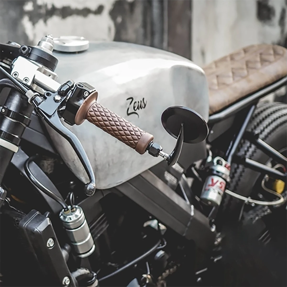 Универсальное винтажное мотоциклетное зеркало заднего вида с чпу из