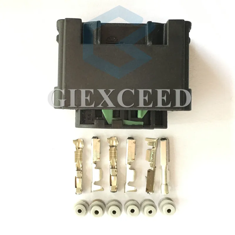 2 комплекта 6 Pin 1-967616-1 7M0 973 119 Tyco педаль акселератора разъем для BENZ BMW дроссельной
