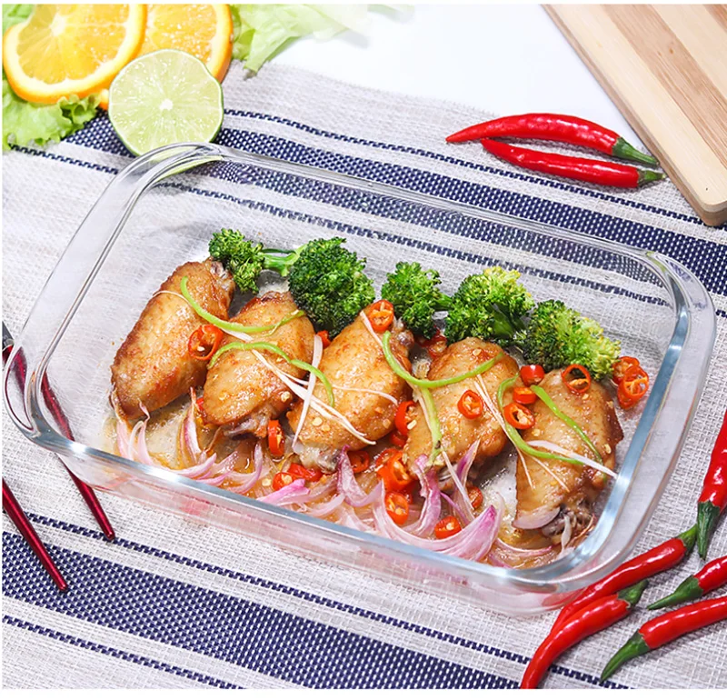 Противень для выпечки большая емкость чистый продолговатый из закаленного