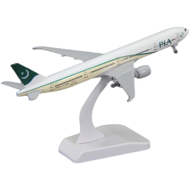 

1:400 Scale Pakistan Airways B777-300ER Airlines Airplane Model with Base Alloy Aircraft Plane For Collectible Souvenir Gift