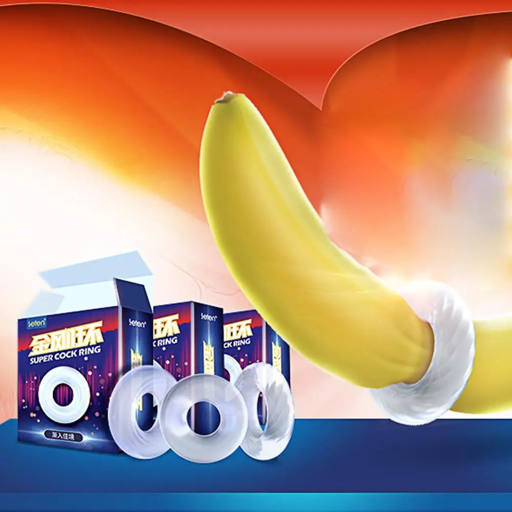 Силиконовые Кольца для пениса презервативы мужчин увеличение эякуляции