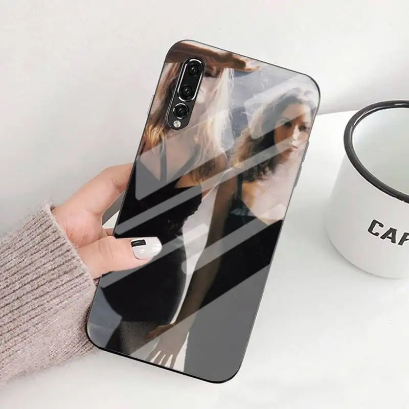 

Christy Turlington Phone Case Tempered Glass For Huawei P9 10 10plus 20 20Pro 30mate9 10 20 20Pro Honor8X 9 10 V10 Nova3I 5