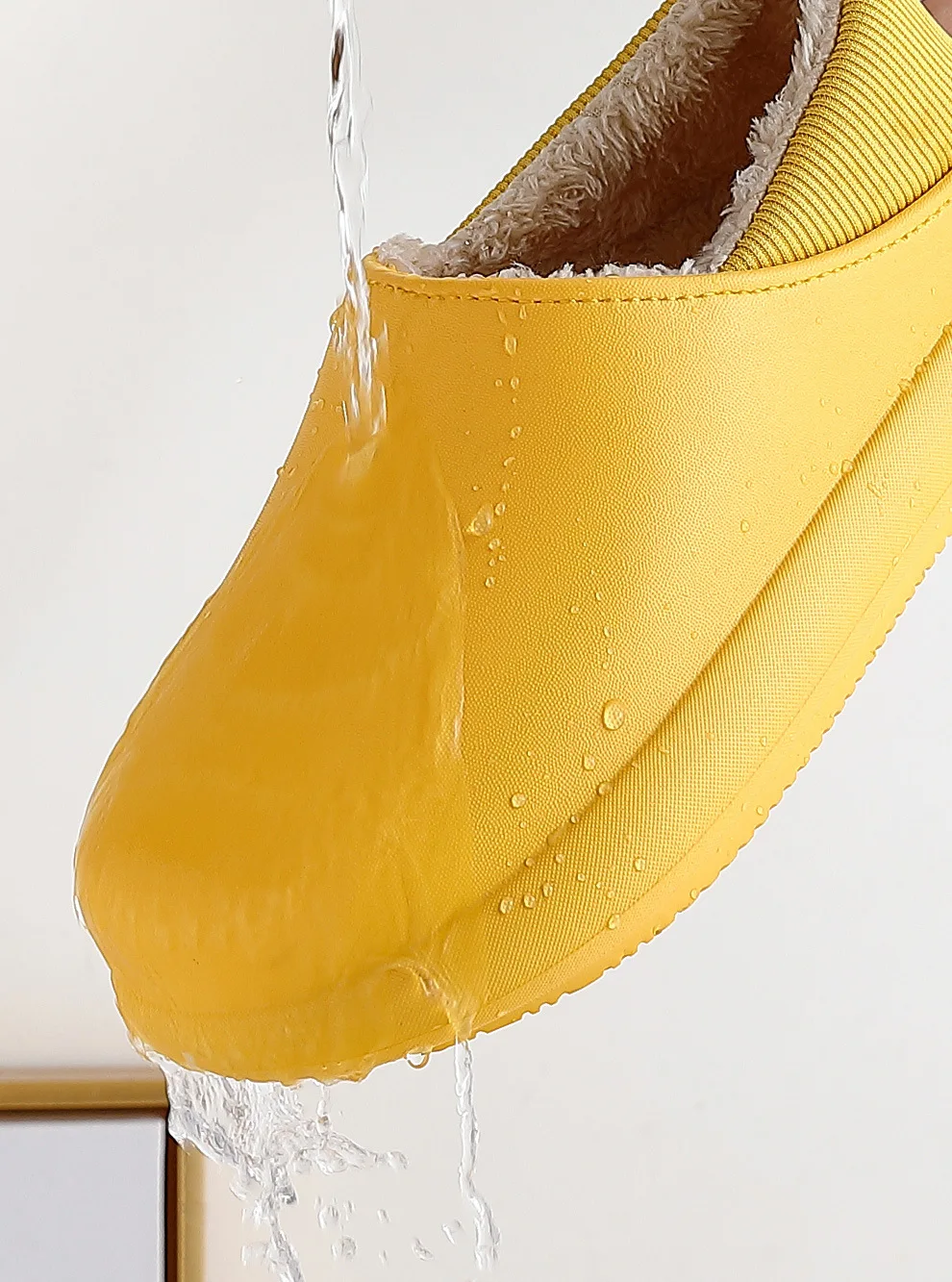 

PADRISIMOS Couple Cotton Slippers Men's EVA Waterproof Winter and Wear Indoor Warm and Non-slip Women's Winter MT-20209