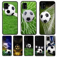 the world cup football for samsung galaxy a72 a52 a51 a32 a02s a12 a42 a91 a81 a71 a01 a21s 5g soft black phone case