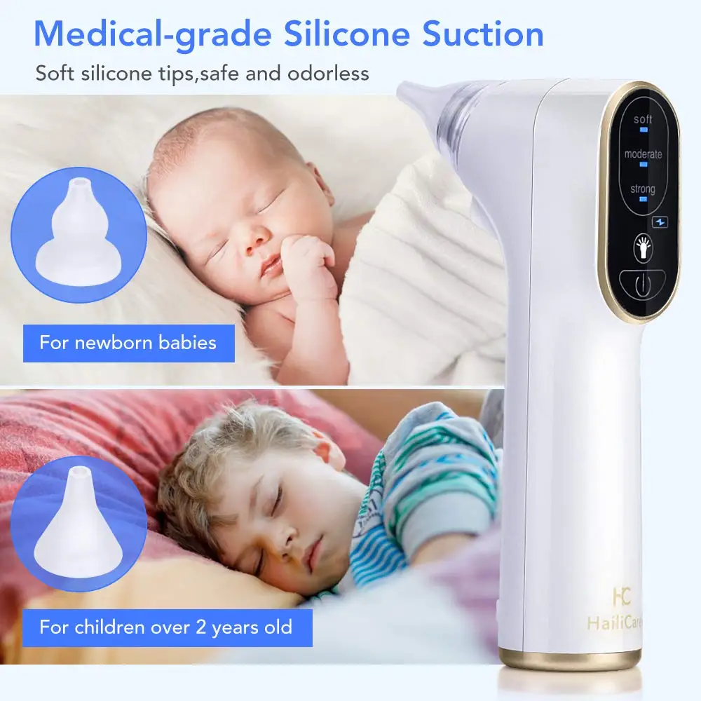 Детский носовой аспиратор Электрический Очиститель носа Детская носовая