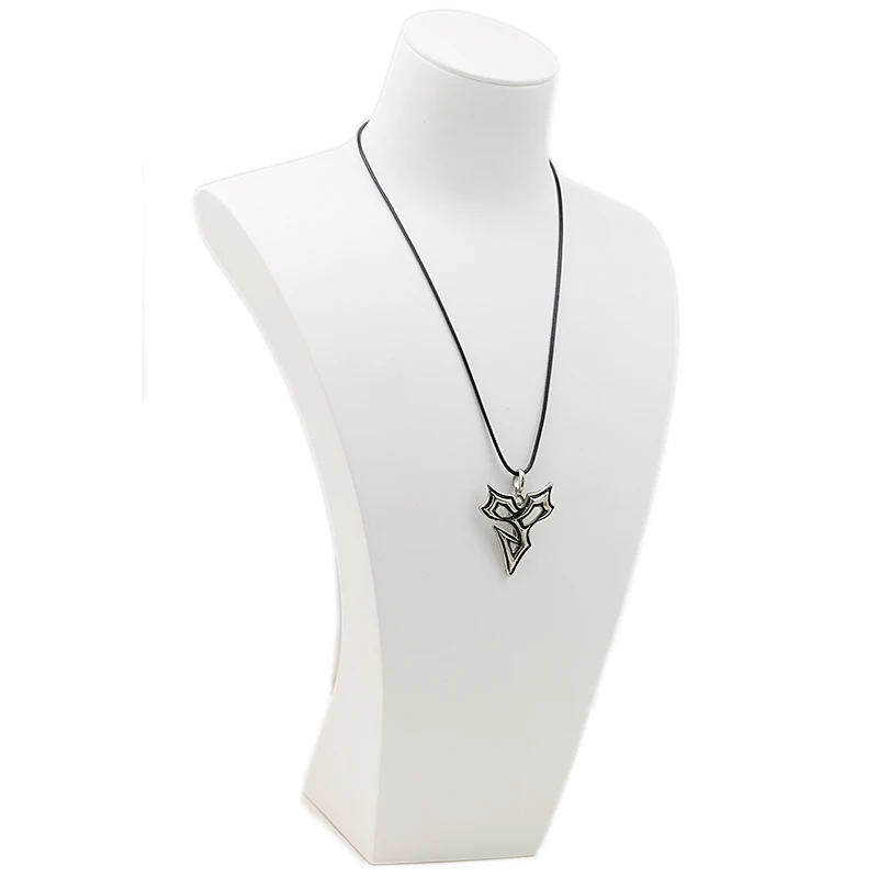 Мужские и женские ожерелья Final Fantasy с подвеской голова волка ледяная 8 дюймов