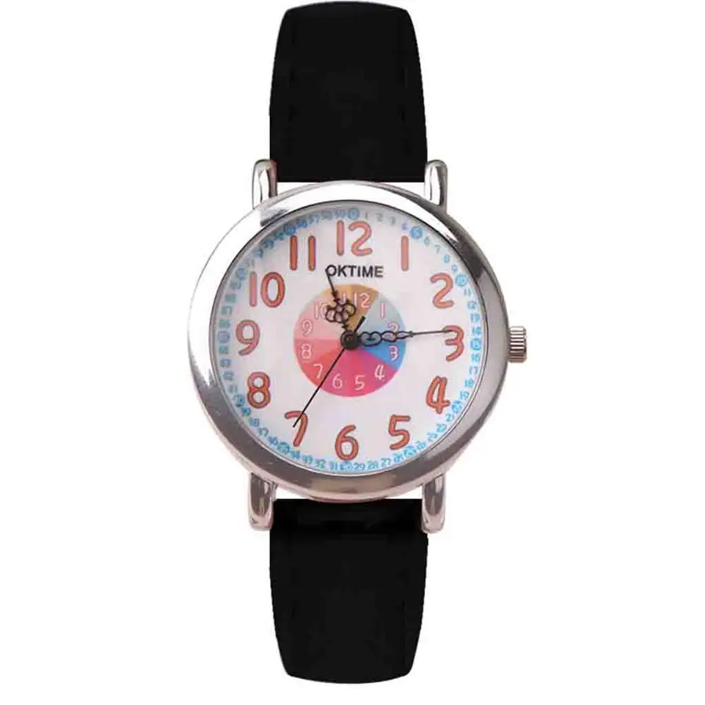 Уникальные женские часы с колесиком удачи модные кварцевые кожаным ремешком