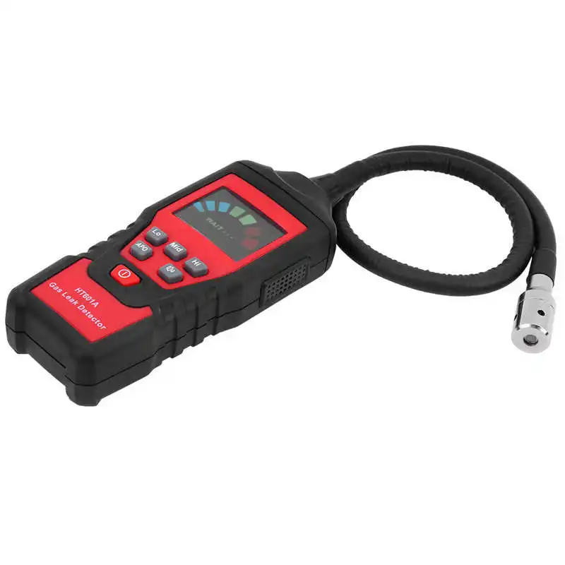 

HT601A Gas Analyzer Gas Leak Detector Portable LED Combustible Flammable Gas Alarm Tester Analyzer