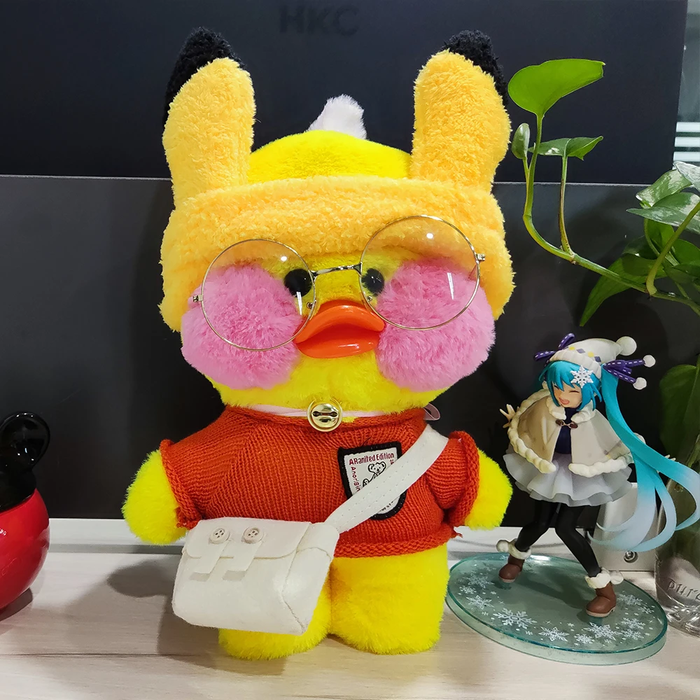30 см плюшевая утка Lalafanfan Kawaii для утки игрушка корейские маленькие с гиалуроновой