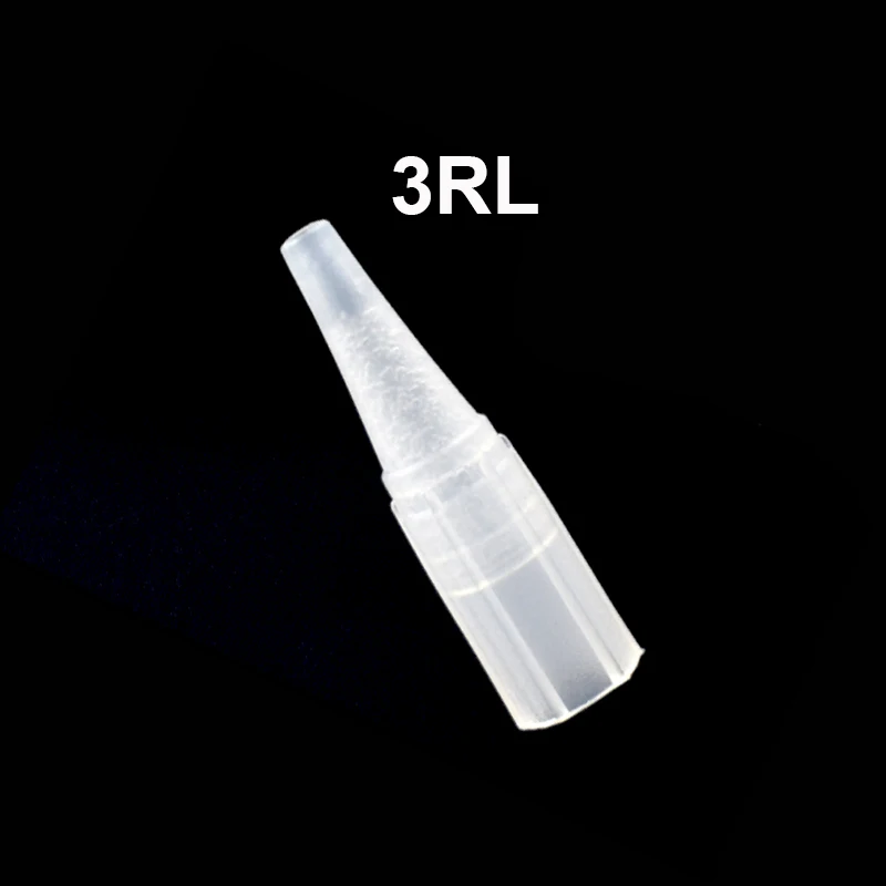 3rl needle cap 500 шт. 1rl 3rl 5rl 5f 7f иглы-наконечники колпачки для ручка для тату микроблейдинг Иглы Постоянный макияж бровей губ - Габаритные размеры: 3rl needle cap