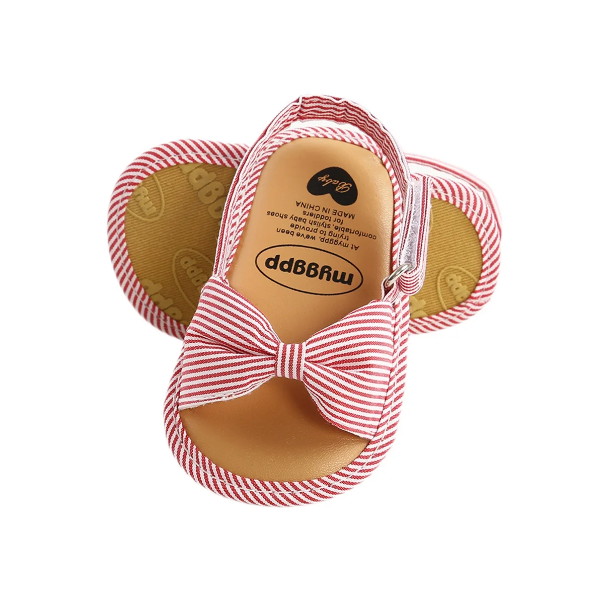 Multitrust/Детская летняя обувь Нескользящие сандалии Полосатые Прогулочные