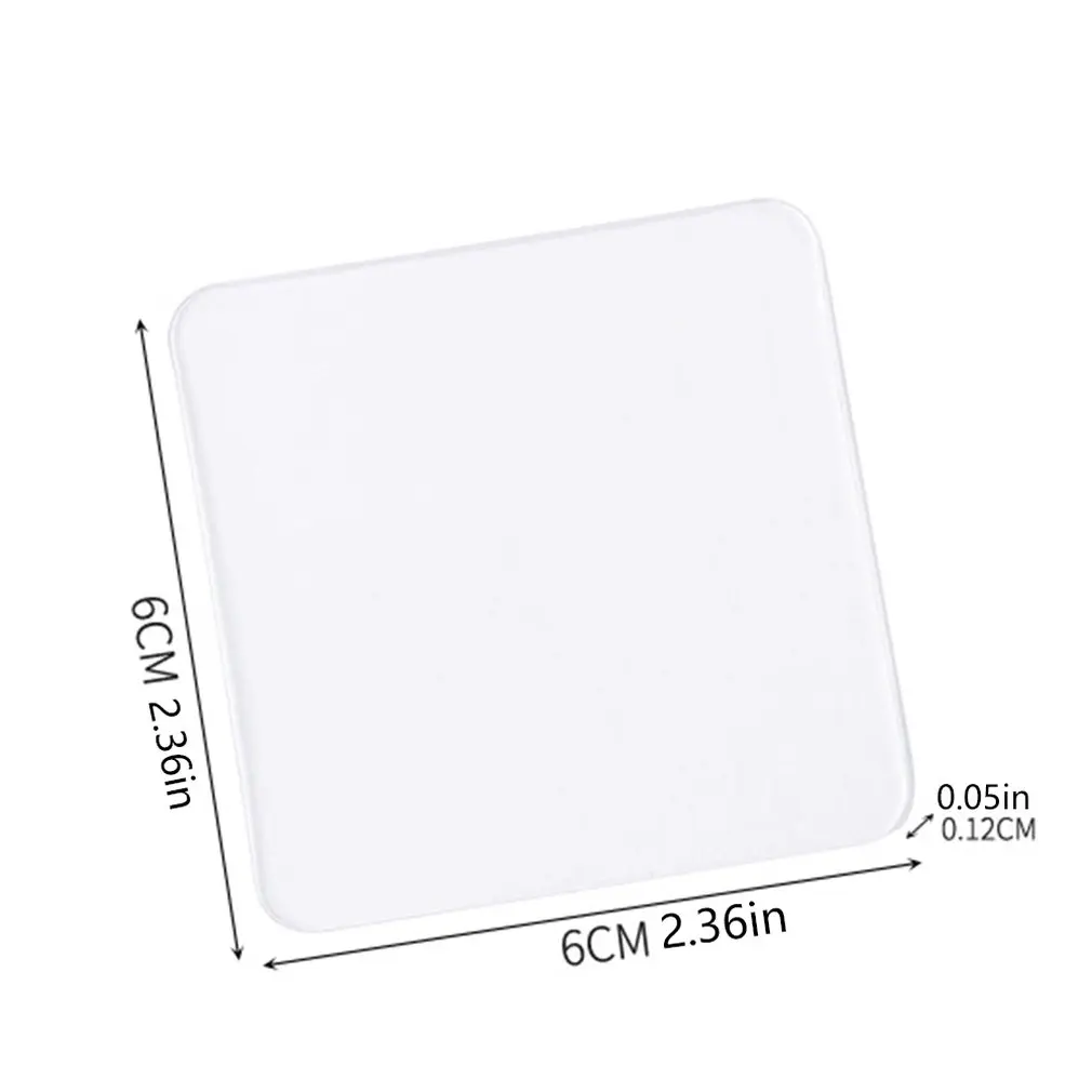 20PCS/SET Transparent Silicone Tape Household Wall Adhesive Tapes Car Sticker for Auto | Обустройство дома