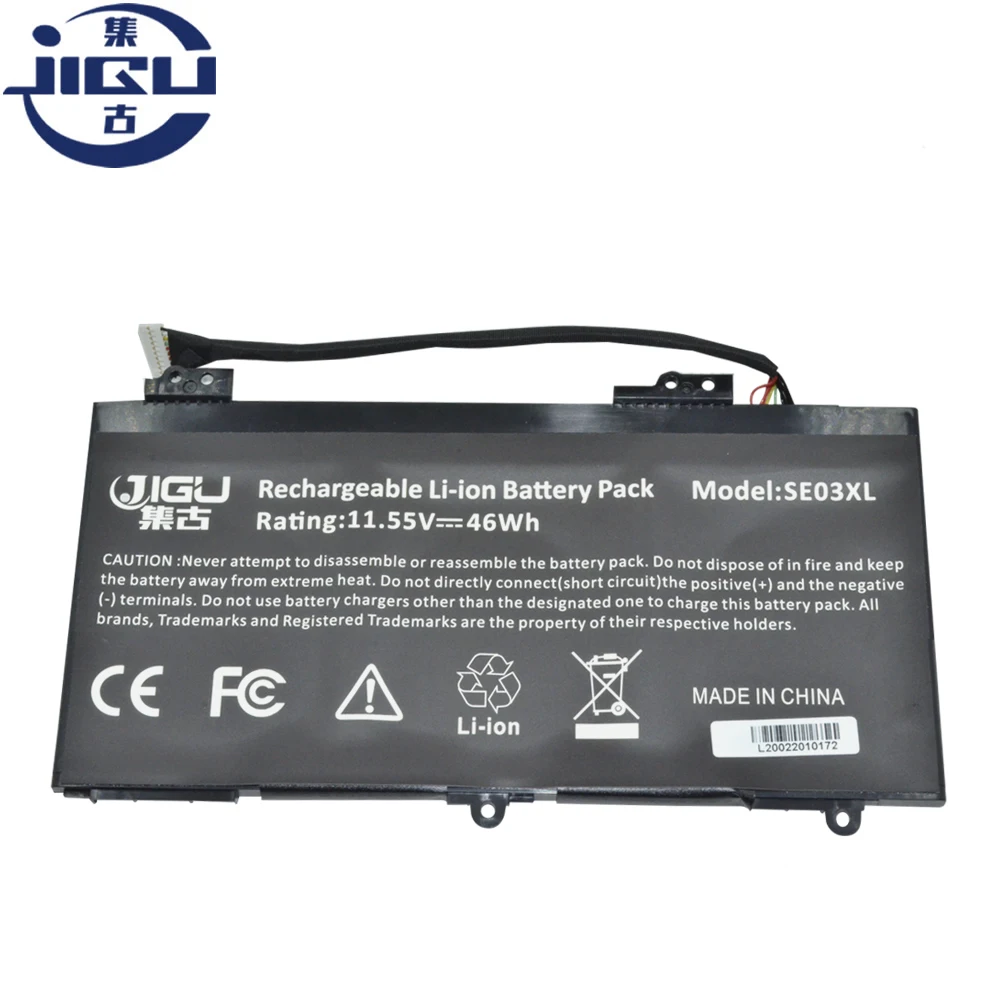 

JIGU SE03041XL 849568-541 TPN-Q171 Laptop Battery For HP Z6Y34PA Z6Y32PA Z3B05EA Z3B03EA Z1D23PA Z1D17PA Y8J77PA Y8J75PA