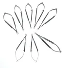 Зубные держатели иглы кастровьё 12,5 см-18 см хирургический инструмент из нержавеющей стали для стоматолога