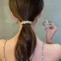 2021 new crystal barrette accessories rhinestone hairpin hair clips for women gifts ponytail buckle hair accessories hairgrip